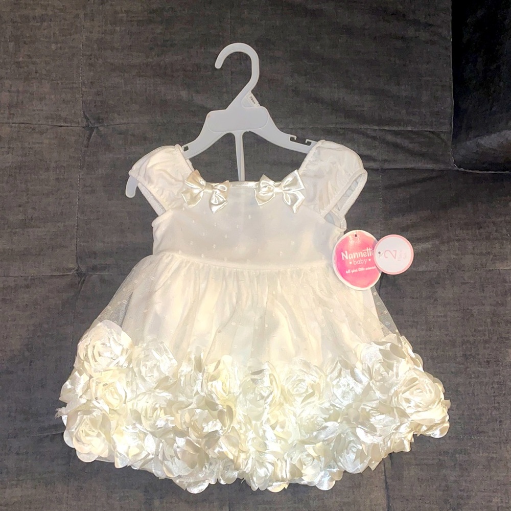 BABY GIRL IVORY DRESS
